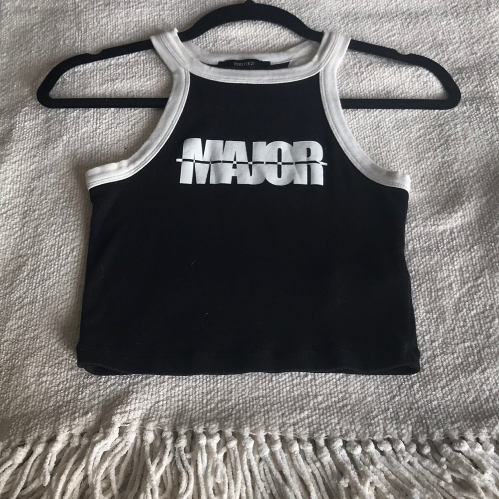 Black Crop Top